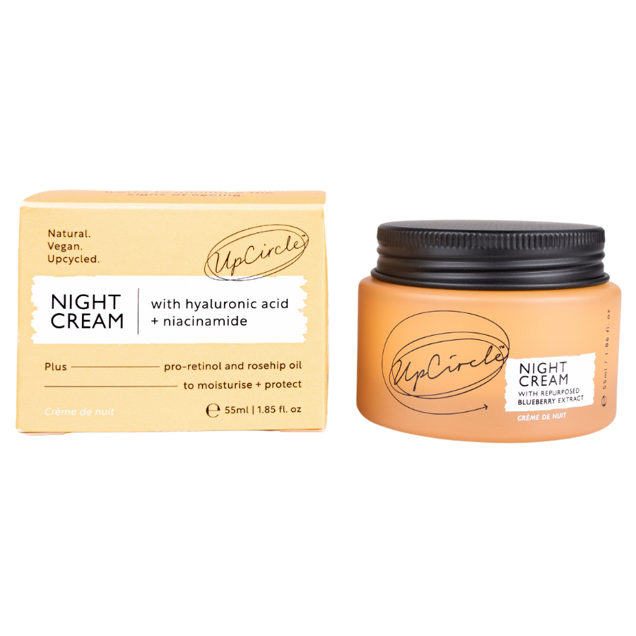 UpCircle Natural Vegan Night Cream With Hyaluronic Acid and